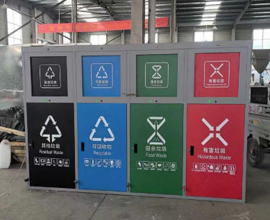 鋼制四分類垃圾桶：鍍鋅工藝賦能環(huán)保基礎(chǔ)建設(shè)，實(shí)用主義引領(lǐng)分類新潮流
